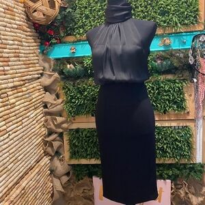 Zara Black Midi Dress